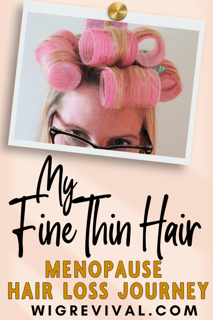 Fine Thin Hair Menopause Hair Loss Journey Story