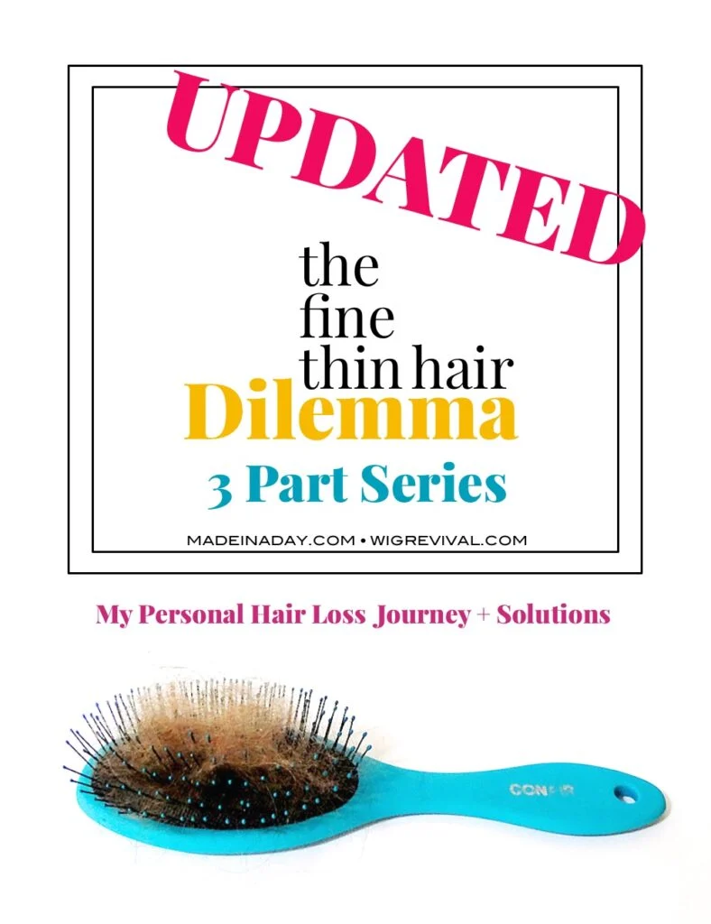 My Fine Thin Hair Dilemma: Hair Loss Journey