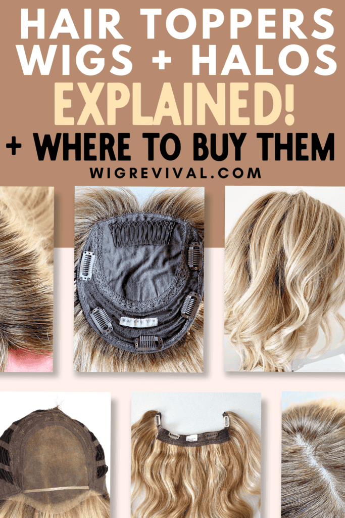 Hair Toppers Wigs Halo Extensions Explained What to buy