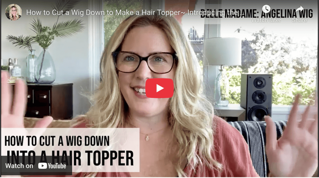 How to turn a wig into a topper