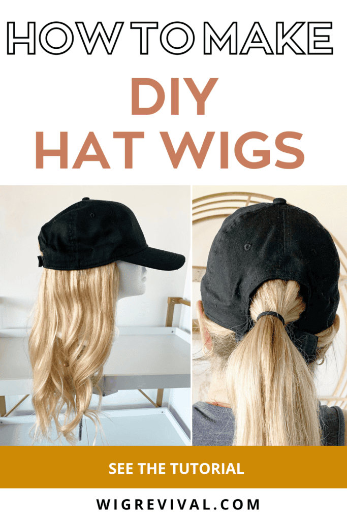 Make Your Own DIY Hat Wigs from Wefts