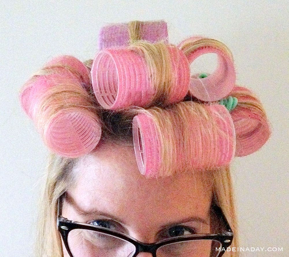 How to add volume to thin hair with velcro rollers