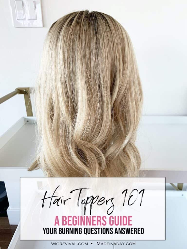 How to choose a Hair Topper? A Newbies Guide, hair topper 101, what is a hair topper, wiglet guide, hairpiece guide