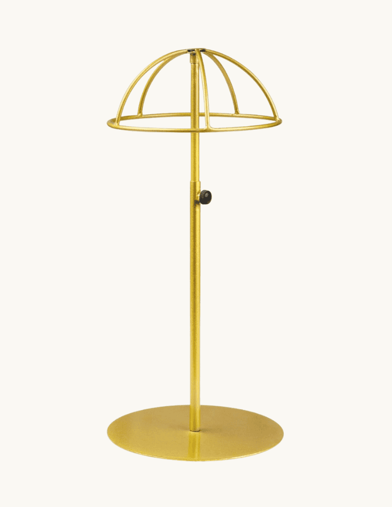Gold Wig Stand